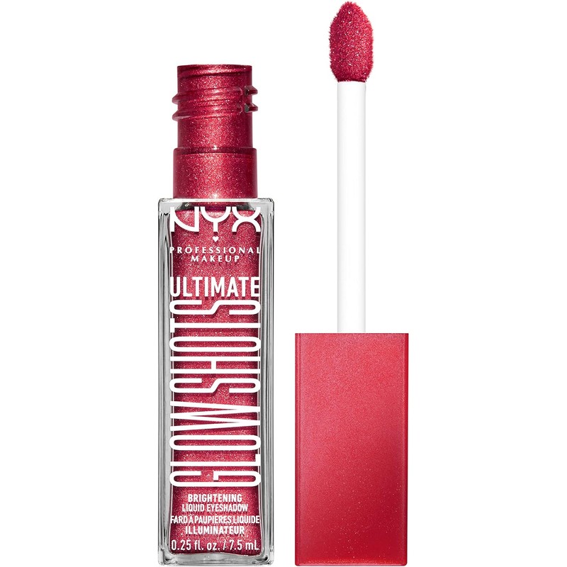 NYX Professional Makeup, Glow Shots, Sombra de ojos liquida, Grapefruit