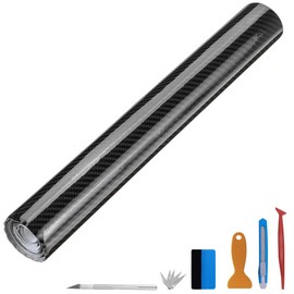 NewL 7D Carbon Fiber High Gloss Vinyl Film Sticker Air Purifier Bubble Free Anti Wrinkle with Installation Tool (30cm*300cm)