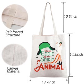 Cousin Eddie Gift Christmas Vacation Movie Tote Bag Griswold Family Christmas Bag Gift Cousin Eddie Is Spirit Animal Shopping Bag