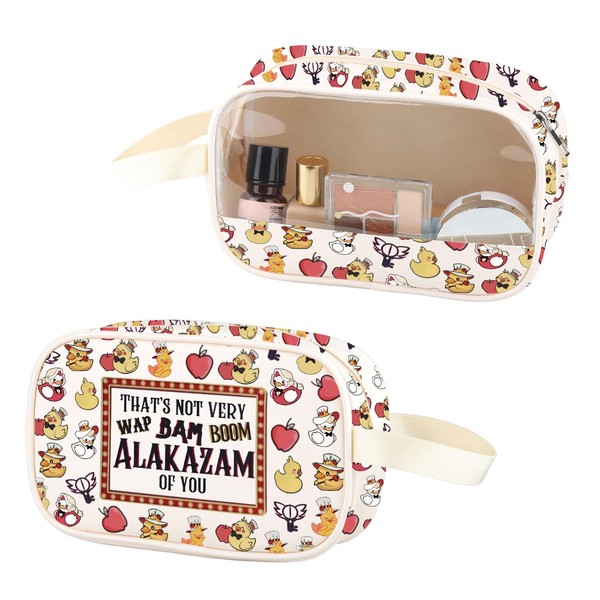 Hotel Inspired Clear Makeup Bag Morningstar PU Leather Cosmetic Bag