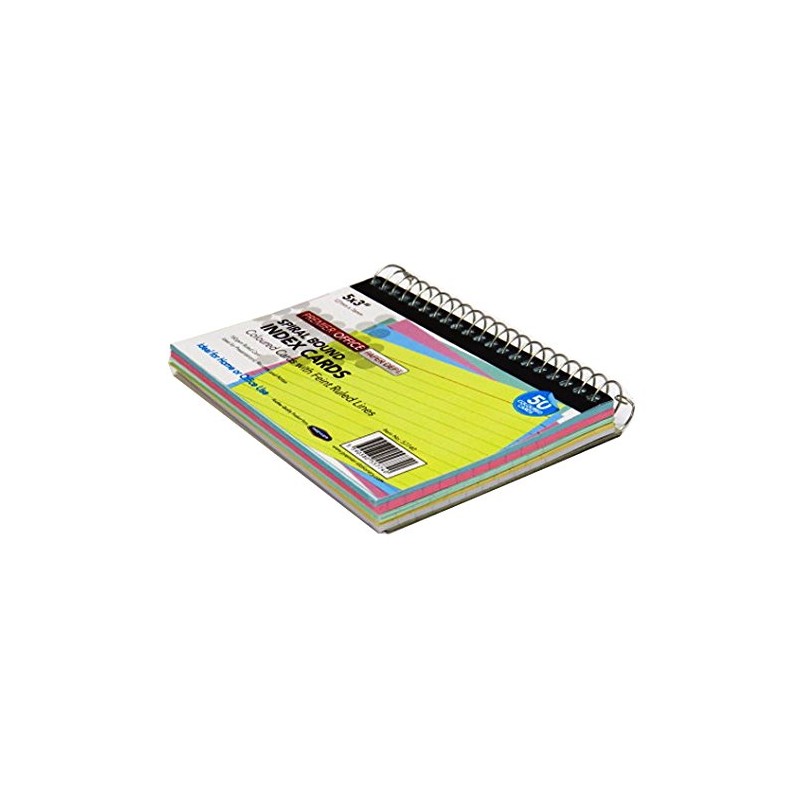 Premier Office Premier Stationery Spiral Bound Index Cards 5 x