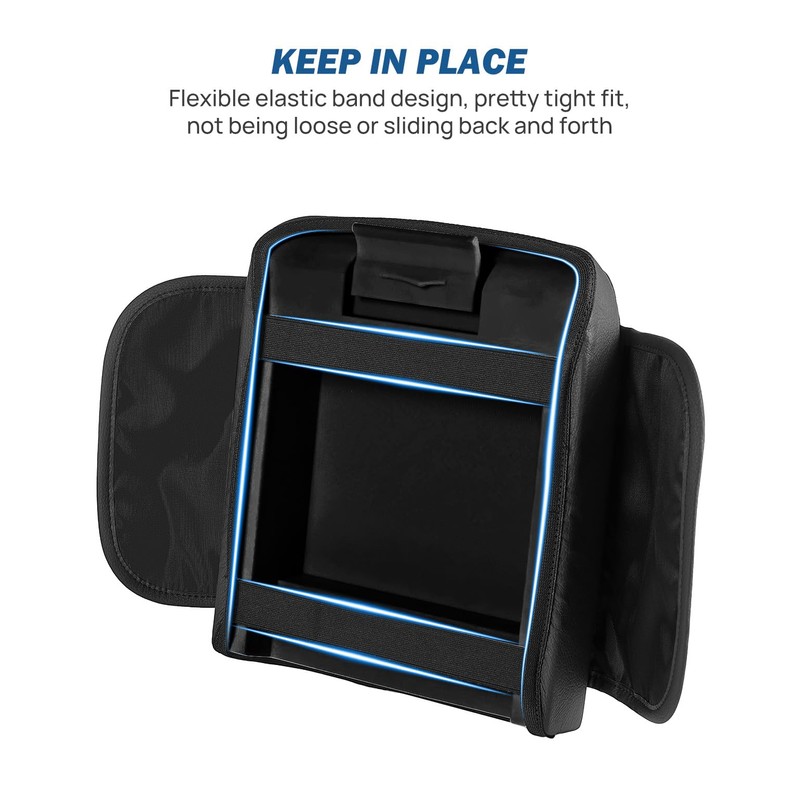 JOYTUTUS Center Console Cover with Pocket Compatible with 2024 2025