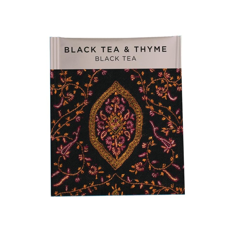 Black Tea with Thyme – 25 Individually Wrapped Tea Bags