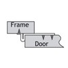 Hickory Hardware VP244-OBH Variable Overlay Surface Self-Closing Collection Cabinet Hinge