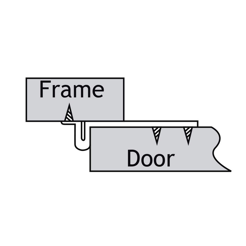 Hickory Hardware VP244-OBH Variable Overlay Surface Self-Closing Collection Cabinet Hinge