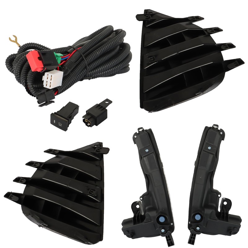 Thomletha Left and Right Fog Lights Assembly Replacement for Toyota
