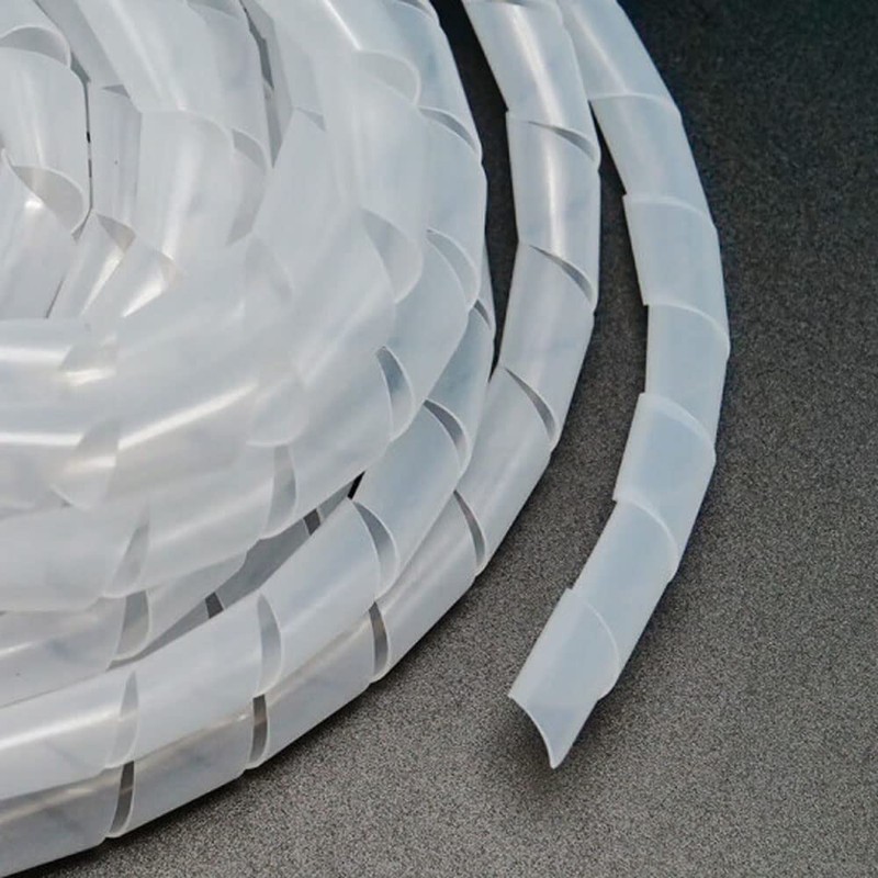 Spiral Cable Wrap -20 Ft 1/2" Cable Management Sleeve Organizer