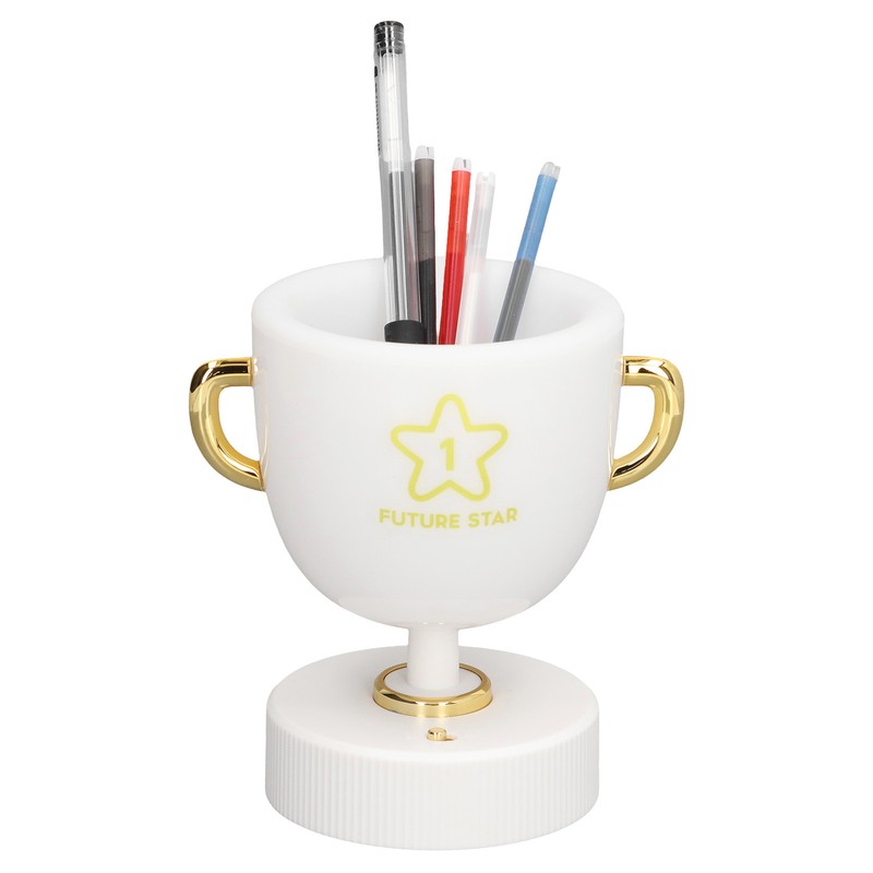 Pen Holder Trophy Night Light USB Charging Bedroom Bedside Mood