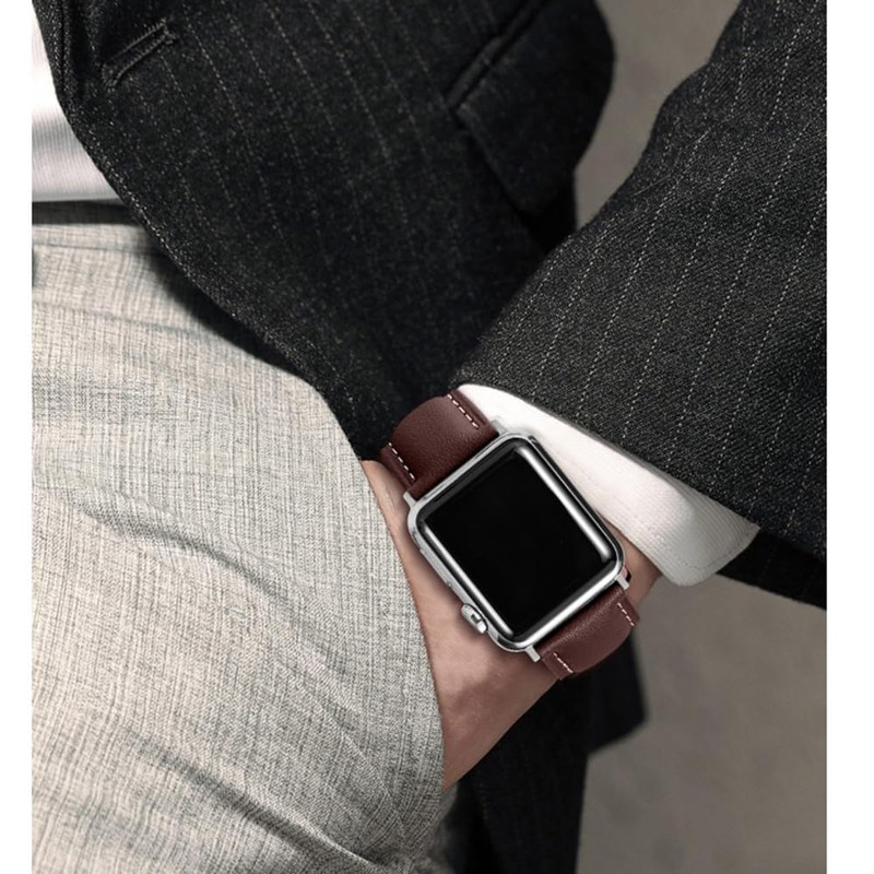 BYISYUE Leather Replacement Strap for Polar Ignite 2 / Ignite