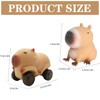 Capybara Squeeze Toys, Pack of 3 Capybara Anti-Stress Squeeze Toy,