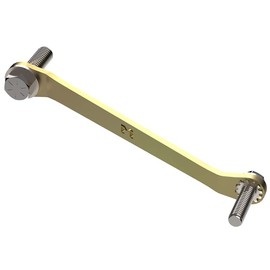 Metalcloak Rivet Nut Installation Tool [3/8" & 1/2"], Convenient Handle, Added Stability, Gold Zinc Finish, Made in The USA