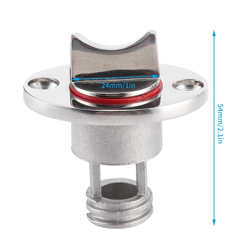 Marine Polished Garboard Drain Plug Fits Hole Screw Thread Corrosion