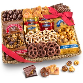 A Gift Inside Chocolate, Caramel and Crunch Grand Gift Basket