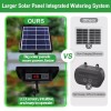 50FT Solar Power Self Watering System Drip Irrigation Kit Plant