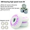 FYANER Light Up Inline Skate Wheels 4 Pack - Luminous