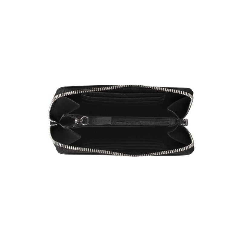 HUGO Women's Mel Small Zip_Around_Wallet, black, Standard size