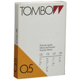 Tombow ex-05p-4h – 12 Tubes Box with 12 Leads, 0.5 mm