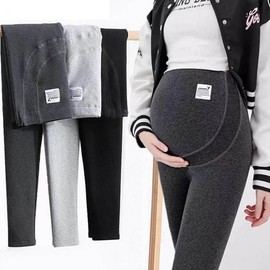 Maternity Winter Exercise Leggings for Pilates and Yoga Tights Black/XL 2ea