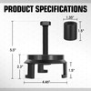 DNA MOTORING 25264 GM Harmonic Balancer Puller, No Radiator Removal
