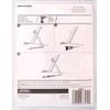 Hardware Essentials 851581 Folding Support Right Side Brass