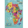 Collins Children's Africa Wall Map - 19.5 x 30 inches