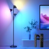 SIBRILLE RGBCW Floor Lamp, 36W Bright Color Changing Lamp, Modern
