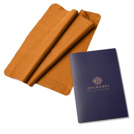 Operandi Premium Microfiber Polishing & Cleaning Cloth/Orange for Watches