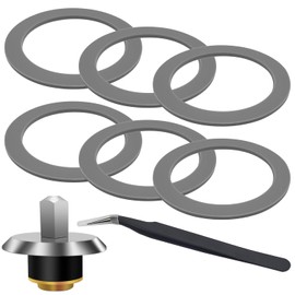 6 Pcs Blender Gasket for Oster, with 1 Blender Coupling Stud Slinger Pin Kit and Tweezers, Blender Gasket O-Ring Rubber Seal Ring Replacement Parts Accessories Compatible with Oster Osterizer Blender