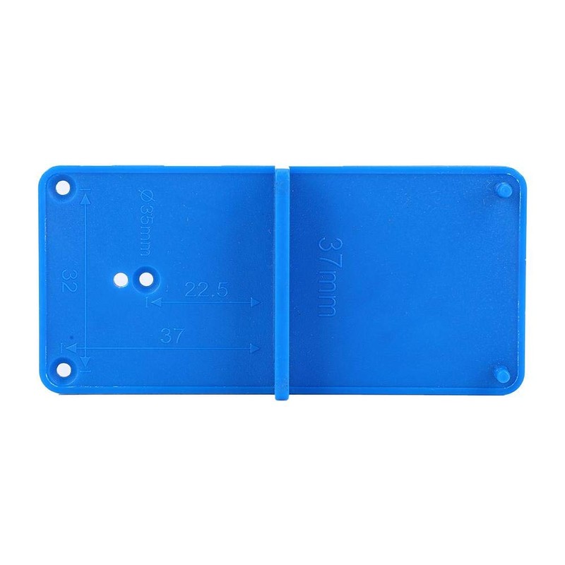 2pcs Hinge Hole Jig Template Hinge Hole Drill Guide Locator