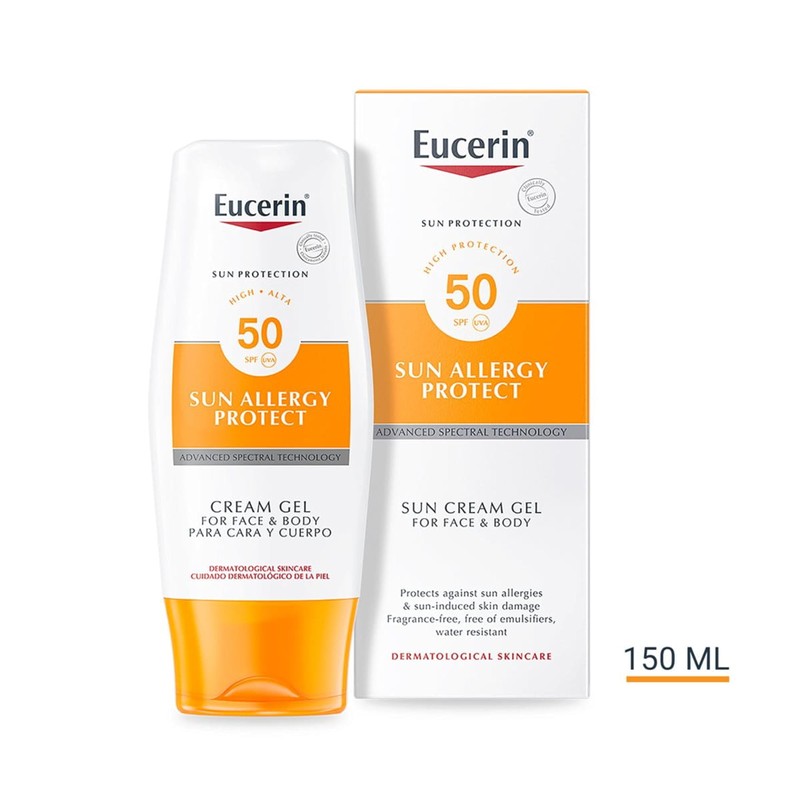 Eucerin Sun & Allergy Protection Sun Cream-Gel 50 High 150ml