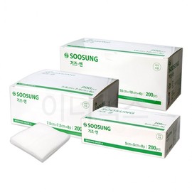 Water-based gauze-n 200pcs (Small/Medium/Large) 10cm 13ea