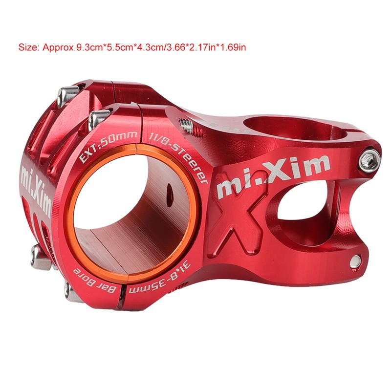 31.8*50mm Aluminium Alloy Short Bike Bar Handlebar Stem Riser Bicycle