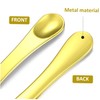 BIUDECO 8pcs Metal Cosmetic Spatulas for Cream Mask Mixing and