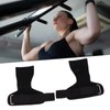 Pull Up Deadlift Straps Assist Wrist Padded Workout Power Lifting