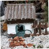 TEHAUX 1 Pack Natural Bark Scenery Materials for Micro Landscape