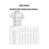 NexaKnit Chef Jacket/Chef Coat Short Sleeves (Black, Medium)