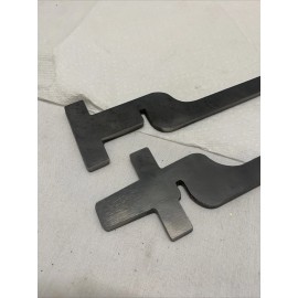 Honeydew Forge 1.5”-2” Flat Box Jaw Tong Blanks Made In Indiana Blacksmith Tongs 1/4” Thick
