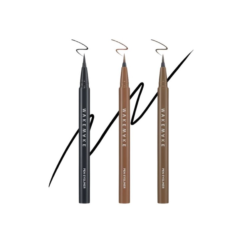 WAKEMAKE Any Proof Eyeliner 0.5g*2ea [SQUID GAME EDITION], Type:01 Black