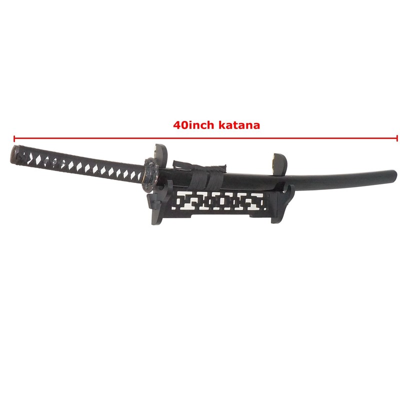 Eforlife Sword Holder Wall Mount Samurai Sword Katana Wakizashi Display