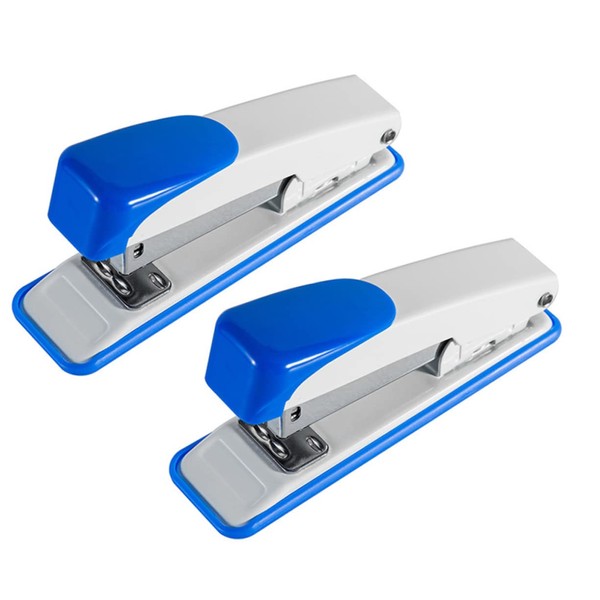 Operitacx 2pcs Standard Staplers Metal Desk Office Home School Medium