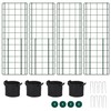 Toriexon Cucumber Trellis for Garden - 4 Pack, 48" L