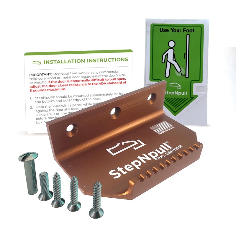 StepNpull Hands Free Door Opener - No Touch Door Foot