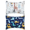 ALVABABY Toddler Pillowcases 2 Pack Organic Cotton Kids Pillow Cover
