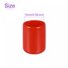 sourcing map Pack of 20 15 mm Protector Rubber End