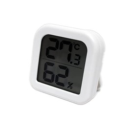 Dretec O-415WT Digital Thermometer/Hygrometer, White