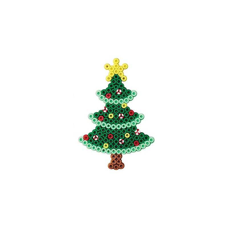 Hama Perlen 4108 Small Christmas Tree Set with Approx. 450