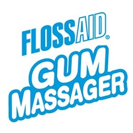Flossaid Gum Massager Replacement Tips (3 Pack, Tips Only)
