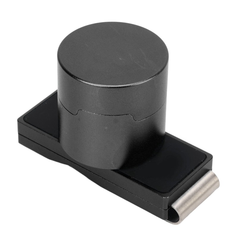 Magnetic Billiard Chalk Holder Aluminium Alloy Round Snooker Cue Chalk