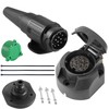 SPARKMOTO 13 Pin Trailer Plug and Socket, 12V Towing Caravan