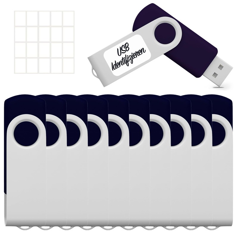 USB Stick 16 GB Pack of 10 JBOS USB Sticks